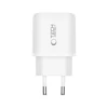 „Tech-Protect NCA30 PD 30W QC3.0 USB-A / USB-C“ sieninis įkroviklis - Baltas