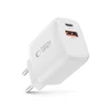 „Tech-Protect NCA30 PD 30W QC3.0 USB-A / USB-C“ sieninis įkroviklis - Baltas
