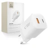 „Tech-Protect NCM33W“ 2 prievadų PD33W/QC3.0 sieninis įkroviklis - baltas