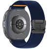 Tech-Protect Nylon Clasp Strap for Samsung Galaxy Watch 40/44/46 mm - Navy Mėlyna
