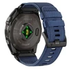 Tech-Protect Nylon Classic Strap for Garmin Fenix ​​5X / 5X Plus / 6X / 6X Pro / 7X / 8 / 8 Pro / 9 / 9 Pro (51 mm) - Navy Mėlyna