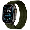 Tech-Protect Nylon Sport Band for Apple Watch 44 / 45 / 46 / 49 mm - Dark Žalias