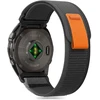 Tech-Protect nylon Garmin Fenix 5X / 5X Plus / 6X / 6X Pro / 7X / 8 (51 mm) juodos ir oranžinės spalvos