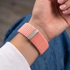 TECH-PROTECT NYLONLOOP APPLE WATCH 8 / 9 / 10 / 11 / 12 / SE (40 / 41 / 42 MM) ŠVELNIAI ROŽINĖ