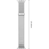 TECH-PROTECT NYLONLOOP APPLE WATCH 8 / 9 / 10 / 11 / 12 / SE / ULTRA (44 / 45 / 46 / 49 MM) ŠVIESIAI PILKA