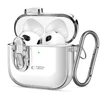 Apple AirPods 4 Tech-Protect Slim Hook Clear dėklas jūsų ausinėms skaidrus