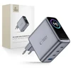 Tech-Protect POWERVISION NC140W-GAN 4 prievadų tinklo įkroviklis PD 140W / QC3.0 tamsiai pilkas
