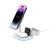 Magnetinis belaidis įkroviklis MagSafe 15W 3in1 Tech-Protect QI15W-A27 baltos spalvos