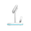 Magnetinis belaidis įkroviklis MagSafe 15W 3in1 Tech-Protect QI15W-A27 baltos spalvos