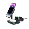 Magnetinis belaidis įkroviklis MagSafe 15W 3in1 Tech-Protect QI15W-A27 juodos spalvos