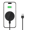 Belaidis įkroviklis 15W Magnetic MagSafe Tech-Protect QI15W-A33 juodos spalvos