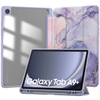 Samsung Galaxy Tab A9+ 11.0 Tech-Protect SC Pen Hybrid Marble dėklas violetinės spalvos