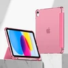 Tech-Protect SC Pen Hybrid Apple iPad 10 / 2022 / 11″ 11 / 2025 – Rožinė – dėklas planšetei skaidrus