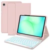 Tech-Protect SC Pen dėklas skirtas Samsung Galaxy Tab A9 / A11 8.7 X110 / X115 / X133 / X135 – rožinės spalvos