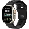 Tech-Protect SILICONE LINE WATCH 8 / 9 / 10 / 11 / 12 / SE / ULTRA (44 / 45 / 46 / 49 MM) Juodas
