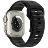 Tech-Protect SILICONE LINE WATCH 8 / 9 / 10 / 11 / 12 / SE / ULTRA (44 / 45 / 46 / 49 MM) Juodas