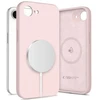 „Tech-Protect SILICONE MagSafe“ dėklas Apple iPhone 16E / 17E, Rožinis PEARL