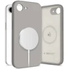 Dėklas Tech-Protect Silicone Magsafe iPhone 16E / 17E stone pilkas