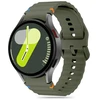 Apyrankė Samsung Galaxy Watch 4 / 5 / 5 PRO / 6 / 7 / FE Tech-Protect silikoninė Sport Army žalias
