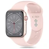 Apyrankė Apple Watch 3 / 4 / 5 / 6 / 7 / 8 / 9 / SE (38 / 40 / 41 mm) Tech-Protect silikoninė Light rožinės spalvos