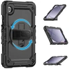 Dėklas Samsung Galaxy Tab A9+ 11.0 Tech-Protect Solid360 juodos spalvos