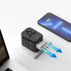 Tech-Protect TA200 EU / UK / US / AU adapter - juodas