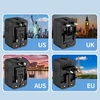 Tech-Protect TA300 Travel Adapteris EU / UK / AU - Juodas