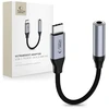 TECH-PROTECT ULTRABOOST ADAPTERIS USB-C Į MINI JACK 3.5MM DAC IRON Pilkas