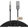 TECH-PROTECT ULTRABOOST AU04 garso adapteris AUX Bluetooth 6.0 pilkas