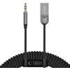 TECH-PROTECT ULTRABOOST AU04 garso adapteris AUX Bluetooth 6.0 pilkas