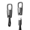 Tech-Protect Ultraboost DNA Cable with Keychain USB-C PD 60W / 3A – pilkos spalvos