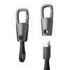 „Tech-Protect Ultraboost DNA“ laidas su raktų pakabuku, USB-C, PD, 60 W / 3 A, pilkos spalvos
