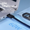 Tech-Protect Ultraboost DNA Cable with Keychain USB-C PD 60W / 3A – pilkos spalvos