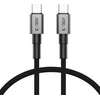 „Tech-Protect Ultraboost DNA“ duomenų perdavimo ir įkrovimo laidas | USB-C | 60 W | 0,5 m | pilkas
