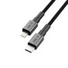 Tech-Protect UltraBoost DNA USB-C / Lightning PD27W/3A laidas 100 cm - pilka