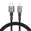 Tech-Protect UltraBoost DNA USB-A / Lightning kabelis 15W/2.4A 100 cm - pilka