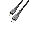 Tech-Protect Ultraboost DNA USB-C / Lightning PD27W/3A laidas 200 cm - pilka