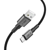 Tech-Protect UltraBoost DNA USB-A / USB-C kabelis 15W/3A 200cm – pilkas