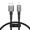 Tech-Protect Ultraboost DNA USB-A / Lightning kabelis 12W/2.4A 25 cm - pilka