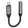 Adapteris for Earphones Lightning – minijack 3,5mm Tech-Protect Ultraboost juodos spalvos