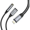 Tech-Protect UltraBoost Lightning (male) | 3.5mm mini jack (female) - Lightning (female) cable - juodas