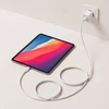 Tech-Protect ULTRABOOST LITE duomenų perdavimo ir įkrovimo kabelis | USB-C į USB-C | PD | 60W | 1,5 m | baltas