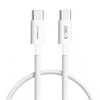 Tech-Protect ULTRABOOST LITE duomenų perdavimo ir įkrovimo kabelis | USB-C į USB-C | PD | 60W | 0,5 m | balta