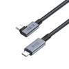 Tech-Protect UltraBoost Max L USB-C 4.0 (tiesus) / USB-C 4.0 (kampinis) PD 240W 8K 40Gbps 1,5 m kabelis – pilkas