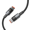 Kabelis 5A PD100W 0,25m USB-C – USB-C Tech-Protect Ultraboost pilkos spalvos