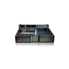 Techly Kompaktiškas  PC korpusas ATX Rack 19 colių 2U juodas dėklas