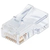 Techly Pro TECHLYPRO 028894 Modulinis kištukas RJ45 8P8C Cat6 UTP kietam laidui 100 kištukų indelyje