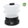 Garų puodas TEFAL | Maisto garintuvas | VC139810 | Juodas | 800 W | Talpa 6 L | Krepšelių skaičius 2