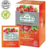 Vaisinė arbata AHMAD ALU WILD STRAWBERRY, 20 vokelių su siūlu po 2 g