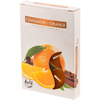 Aura Oranžinis Plauk.žvakutės 6vnt Cinnamon-Oranžinis